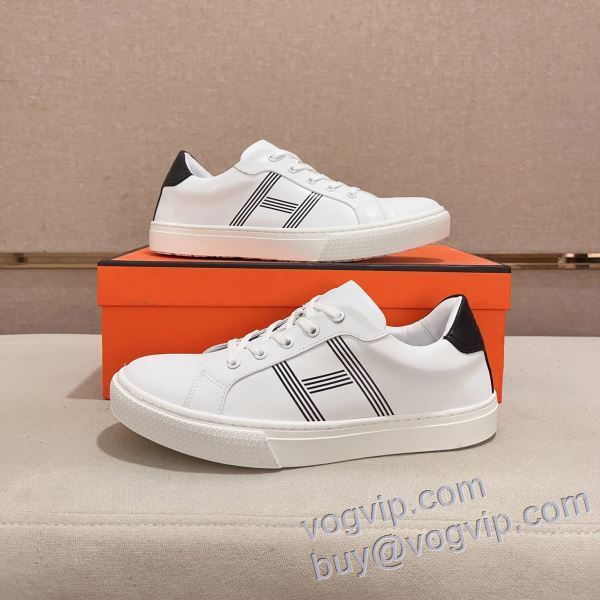 超限定即完売 エルメス HERMES NXIEHE028 2025超激得高品質 スニーカー カジュアルシューズ 2色可選 最高N級ブランドコピー