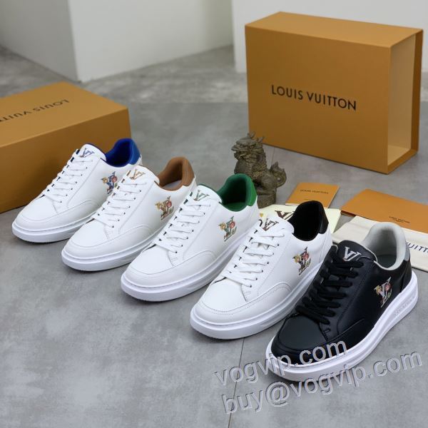 セレブ愛用の超人気商品 LOUIS VUITTONブランド 偽物 通販 NXIELV016 スニーカー カジュアルシューズ 5色可選 2025HOT豊富な ルイ ヴィトン