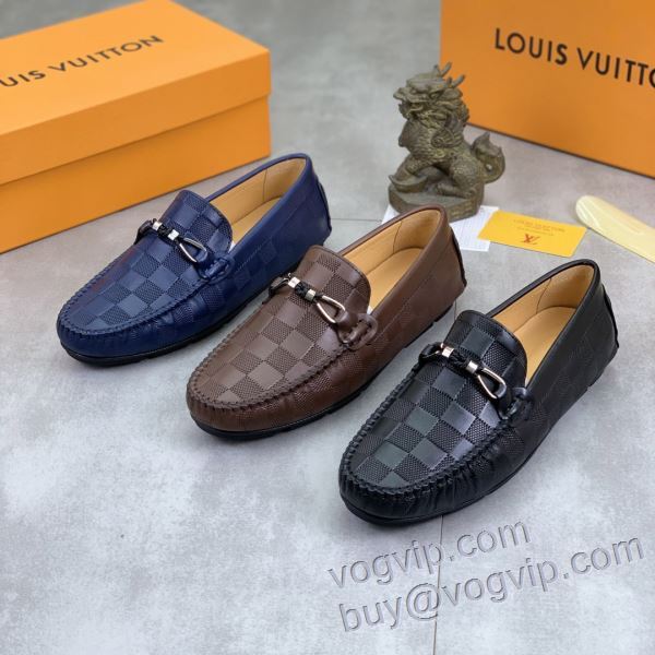 秋のお出かけに最適 ルイ ヴィトン LOUIS VUITTON NXIELV030 2025爆買い定番人気 スリップオン カジュアルシューズ 3色可選 人気スーパーコピーブランド