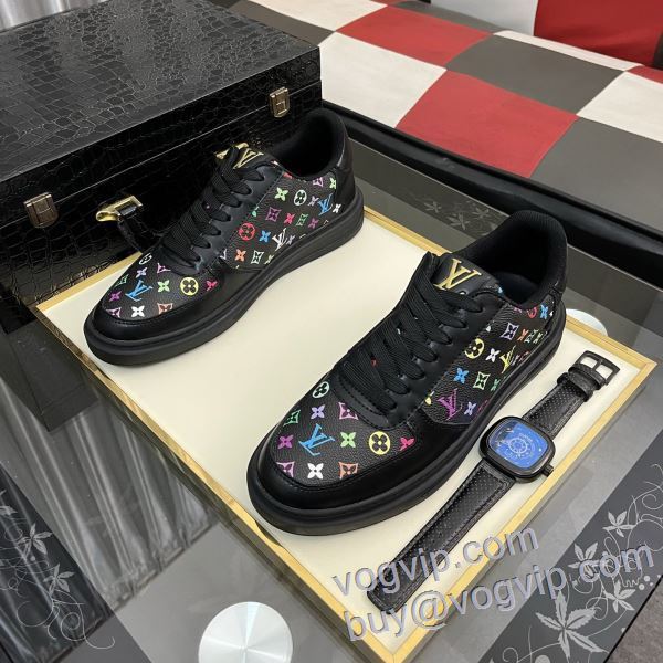 スーパーコピー信用できるサイト ルイ ヴィトン LOUIS VUITTON 高品質 人気 NXIELV063 スニーカー カジュアルシューズ 2色可選 2025人気販売