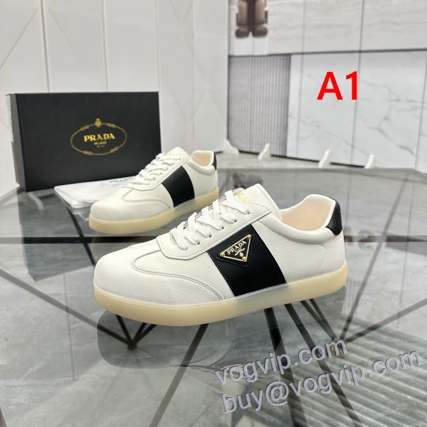 ファション性の高い スニーカー カジュアルシューズ 2025新作品 プラダ PRADA NXIEPR059 3色可選 vogブランド コピー 優良店