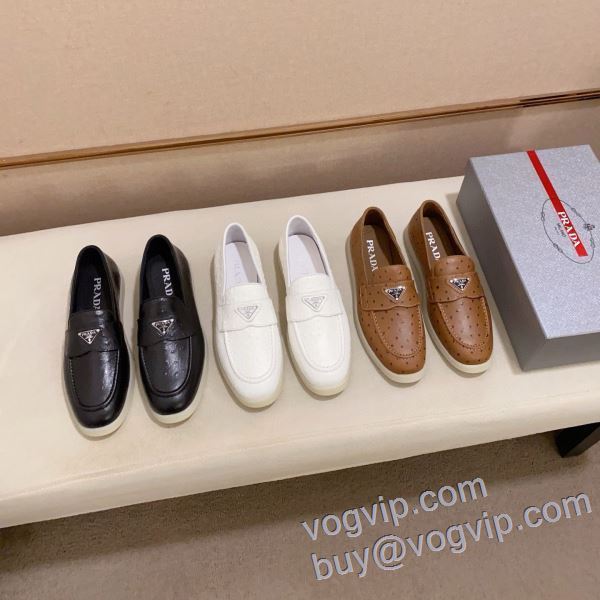 2025超限定即完売 プラダ PRADA NXIEPR061 高品質なスーパーコピー商品 スリップオン カジュアルシューズ 3色可選