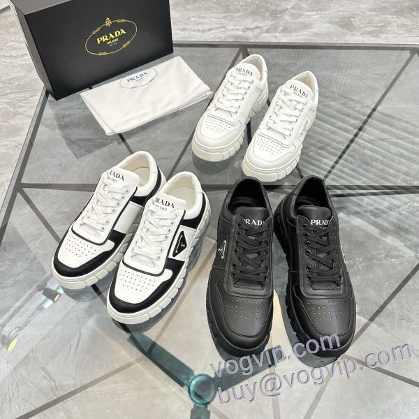 超激得品質保証 プラダ PRADA NXIEPR062 2025爆買いセール スニーカー カジュアルシューズ 3色可選 ブランドコピー激安販売