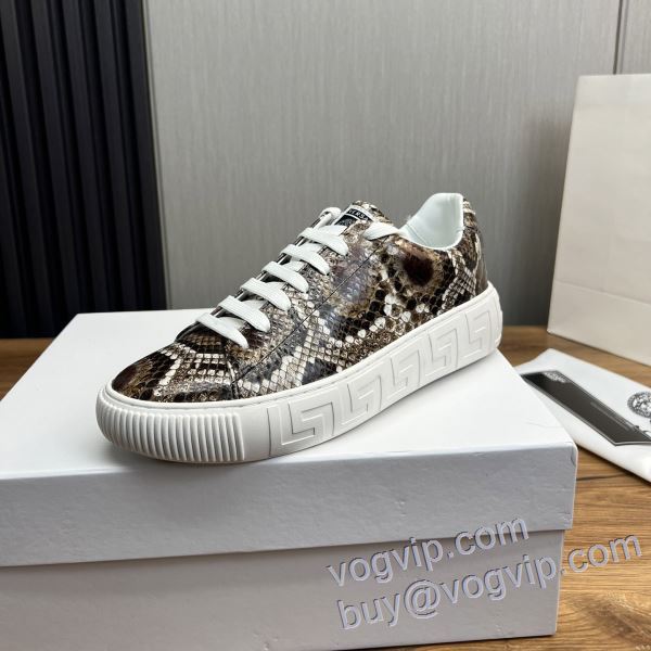 高級感演出 ヴェルサーチ VERSACE NXIEVS042 フラットシューズ カジュアルシューズ 2025数量限定格安