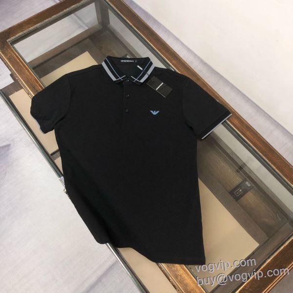 2025お買い得新品 アルマーニ ARMANI 半袖ポロシャツ 4色可選 スーパーコピー 優良サイト 大好評