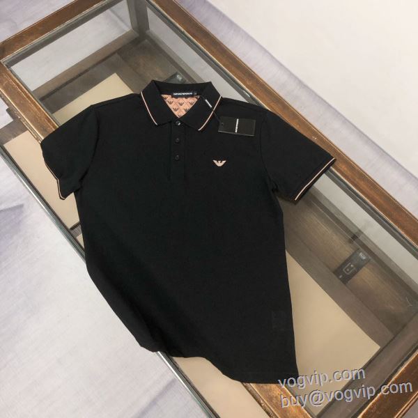 アルマーニ ARMANI ファッション 人気 半袖ポロシャツ 4色可選 最高N級ブランドコピー 2025お買い得新品