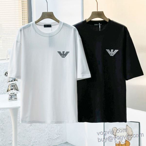 アルマーニ ARMANI 2025春夏 半袖Tシャツ 2色可選 ブランドコピー TOPセラー賞受賞！