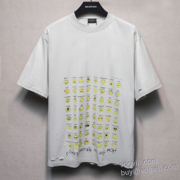 肌触りの気持ちい? バレンシアガ BALENCIAGAコピー 半袖Tシャツ 2025新作登場