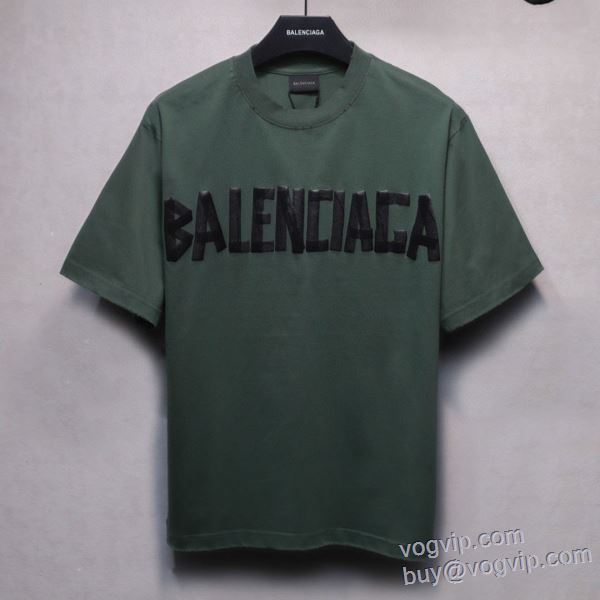 BALENCIAGAコピー ブランド 2025新作登場 バレンシアガ 半袖Tシャツ 2色可選 セレブ風