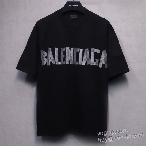 お洒落自在 バレンシアガ 2025お得格安 半袖Tシャツ BALENCIAGAスーパーコピー