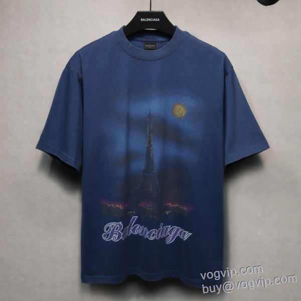 2025お買い得品質保証 バレンシアガ BALENCIAGAブランドスーパーコピー 愛らしさ抜群！ 半袖Tシャツ 2色可選