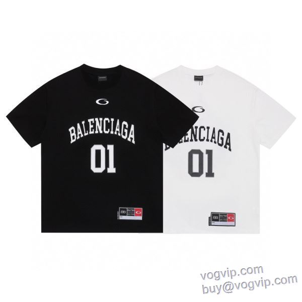 雑誌掲載アイテム バレンシアガ BALENCIAGA 半袖Tシャツ 2色可選 業界高品質スーパーコピー 2025超激得安い
