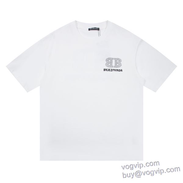 売れ筋のいい バレンシアガ BALENCIAGA 半袖Tシャツ 2色可選 ブランドコピー 2025割引セール
