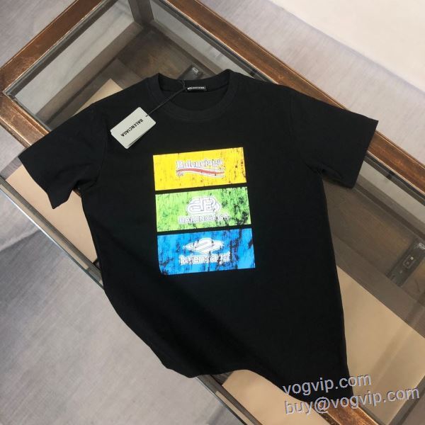 半袖Tシャツ 2色可選 バレンシアガ BALENCIAGA 2025激安大特価爆買い コピー ブランド 超目玉