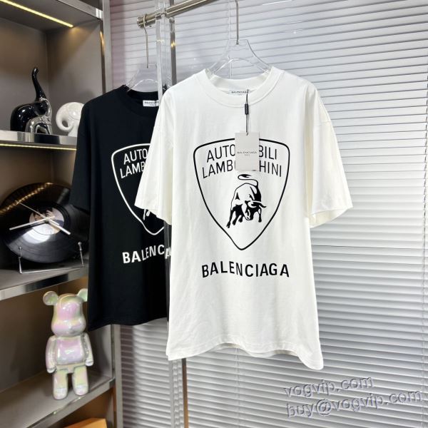2025人気セール定番 バレンシアガ BALENCIAGA 【大人気】定番商品 半袖Tシャツ 2色可選 ブランドコピー