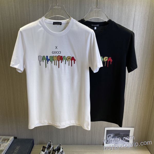 2025新商品！ バレンシアガ 偽物ブランド 半袖Tシャツ 2色可選 実用性に溢れるアイテム