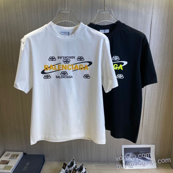 バレンシアガ ブランドコピー 2025お買い得セール 半袖Tシャツ 2色可選 シックスタイルに活躍