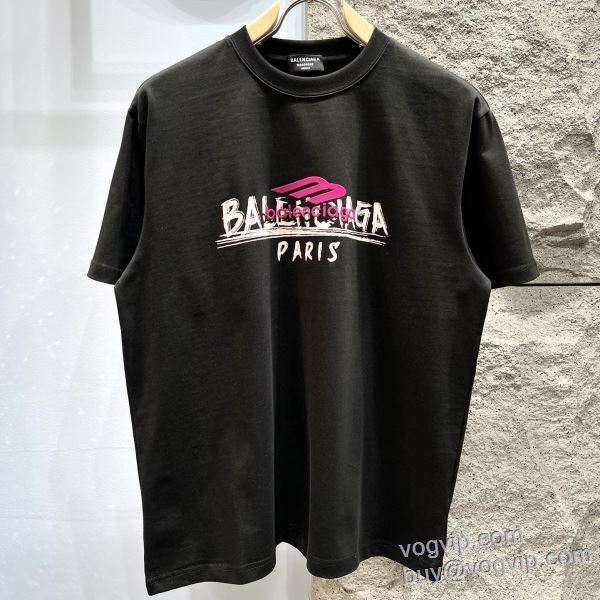 2025春夏季超人気 バレンシアガ BALENCIAGA 偽物ブランド もっとも高い人気を誇る 半袖Tシャツ 2色可選