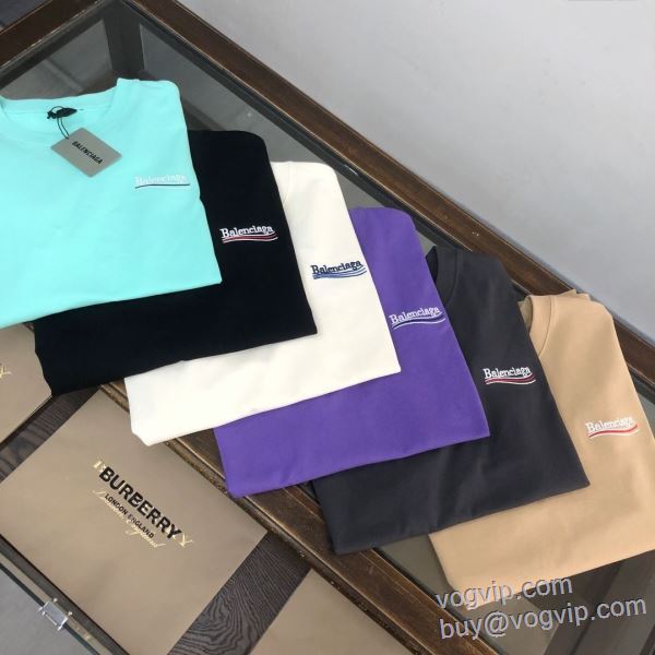 バレンシアガ BALENCIAGA 2025お得新品 半袖Tシャツ ブランドコピー 6色可選 機能性も備えたアイテム