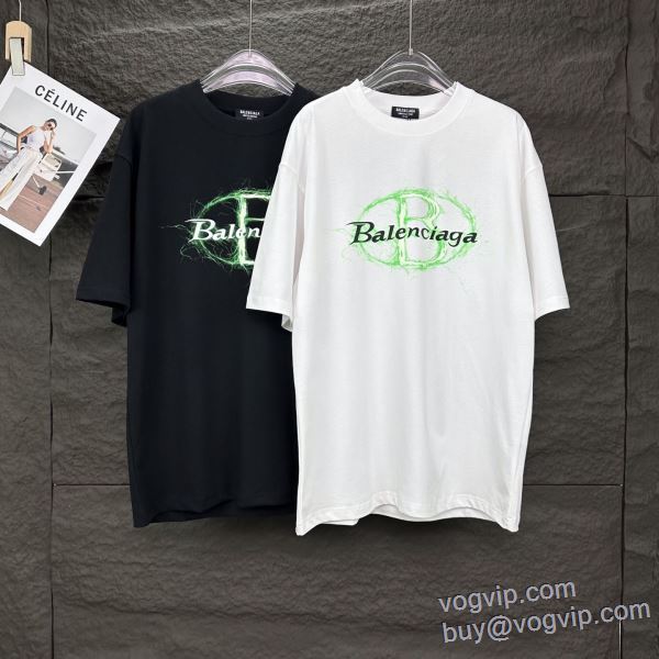2025お得新品 BALENCIAGA バレンシアガ 半袖Tシャツ コピー 2色可選 流通限定モデル