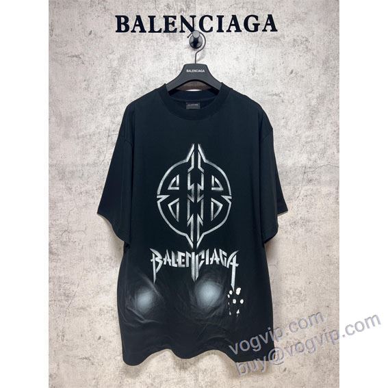 半袖Tシャツ 2025超激得新作 バレンシアガ コピー ブランド 魅力ファッション　 NXZBAL094 2色可選