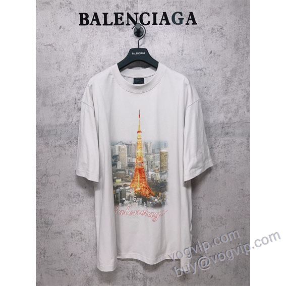 2025春夏季超人気 バレンシアガ スーパーコピー NXZBAL099 半袖Tシャツ 2色可選 綺麗に決まるフォルム！