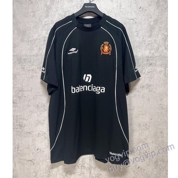 2025HOT新作登場 バレンシアガ BALENCIAGAスーパーコピー 激安 NXZBAL107 半袖Tシャツ 2色可選 人気ブランド