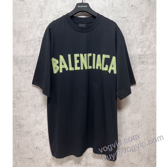 海外セレブ愛用 バレンシアガ BALENCIAGAコピーブランド NXZBAL108 2025HOT新作登場 半袖Tシャツ 5色可選