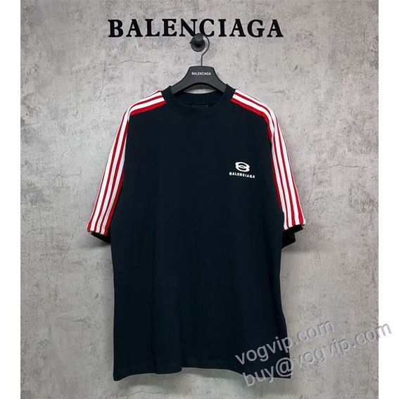 存在感のある バレンシアガ BALENCIAGA NXZBAL120 2025爆買い定番人気 半袖Tシャツ 2色可選 人気スーパーコピーブランド