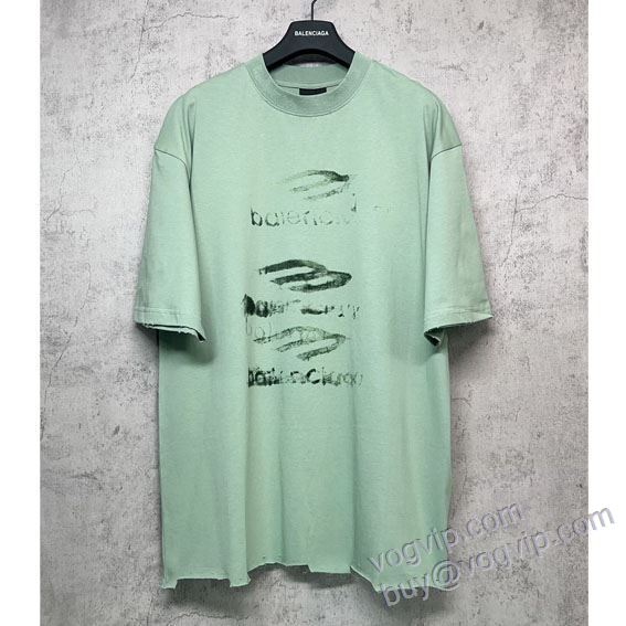 長く愛用できる バレンシアガ ブランド 偽物 通販 NXZBAL130 半袖Tシャツ 2025超人気新品