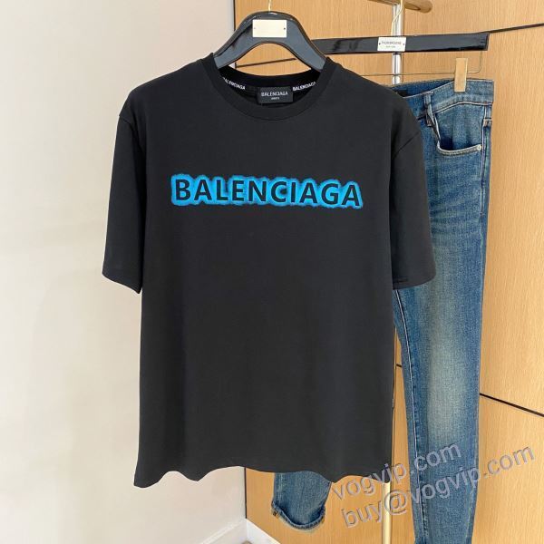 半袖Tシャツ 2025高級品 通販 バレンシアガ スーパーコピー 洗練を十分に演出する NXZBAL134 2色可選