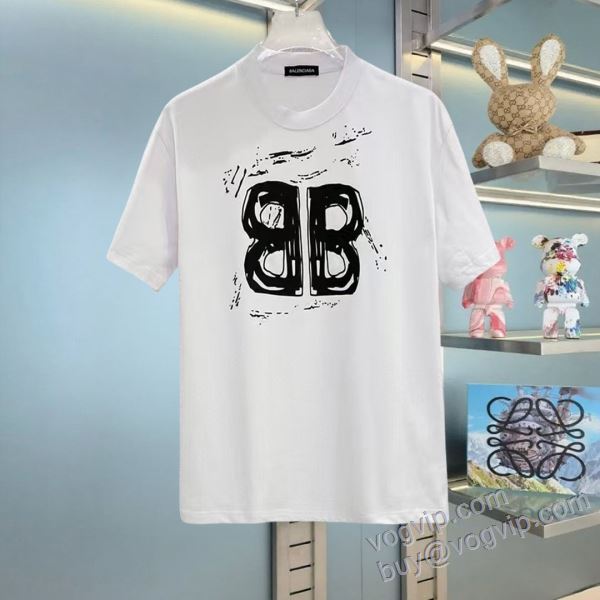 BALENCIAGAスーパーコピー 激安 2025驚きの破格値安い バレンシアガ NXZBAL142 半袖Tシャツ 耐久性に優れ