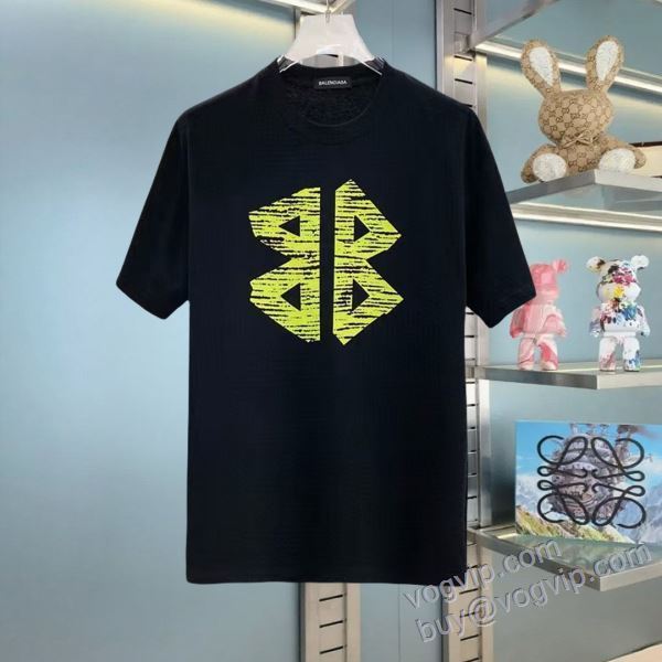 バレンシアガ BALENCIAGA偽物ブランド NXZBAL144 2025品質保証大人気 半袖Tシャツ 2色可選 機能性?耐久性抜群