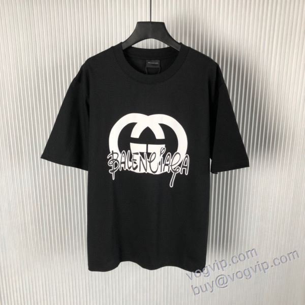 注目のアイテム BALENCIAGAブランドスーパーコピー NXZBAL146 2025品質保証大人気 バレンシアガ 半袖Tシャツ