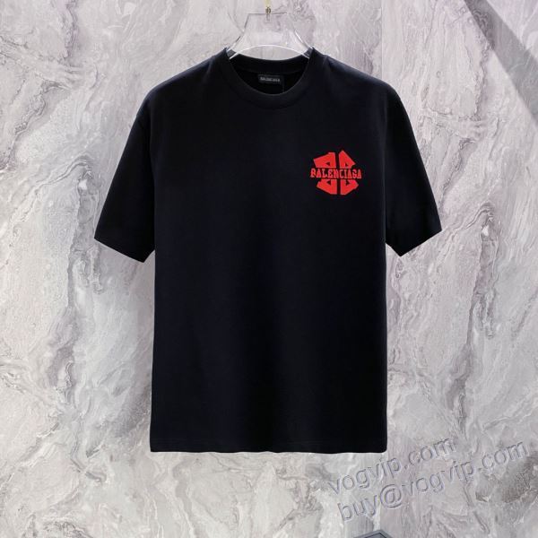 半袖Tシャツ 2025人気定番新品 バレンシアガ ブランドスーパーコピー NXZBAL157 2色可選 超限定即完売