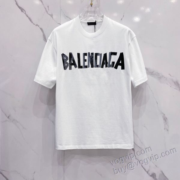 2025数量限定爆買い バレンシアガ BALENCIAGAブランドコピー NXZBAL159 半袖Tシャツ 2色可選 可愛く上品な雰囲気