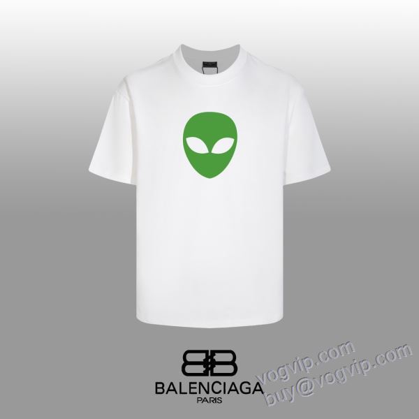 2025限定セール定番人気 バレンシアガ BALENCIAGAブランド 偽物 通販 NXZBAL163 半袖Tシャツ 2色可選 著名人の着用