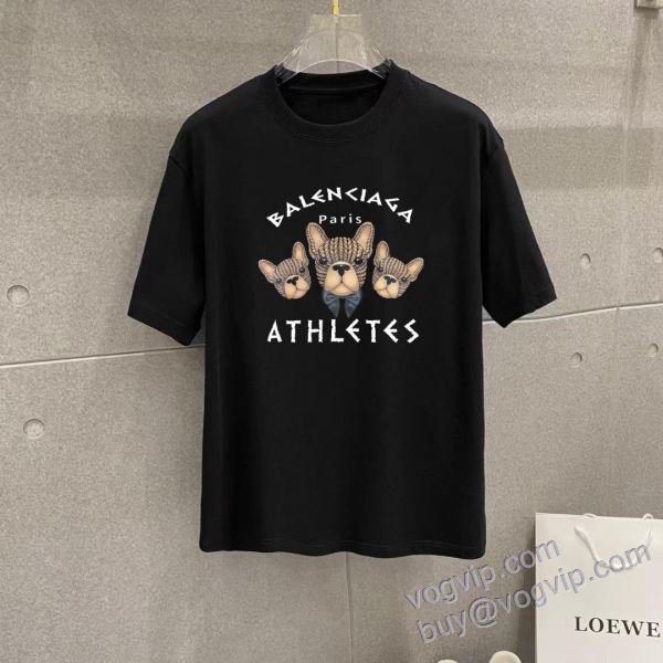 高品質 バレンシアガ ブランドコピー NXZBAL170 半袖Tシャツ 2色可選 2025新品本物