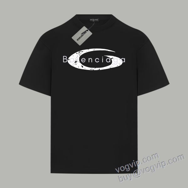 ランキング商品 バレンシアガ ブランド 偽物 通販 NXZBAL174 半袖Tシャツ 2色可選 2025最安値高品質