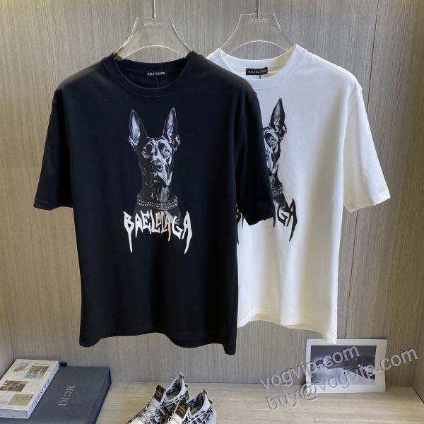 2025お得人気セール バレンシアガ スーパーコピー信用できるサイト 絶対オススメ? NXZBAL195 半袖Tシャツ 2色可選