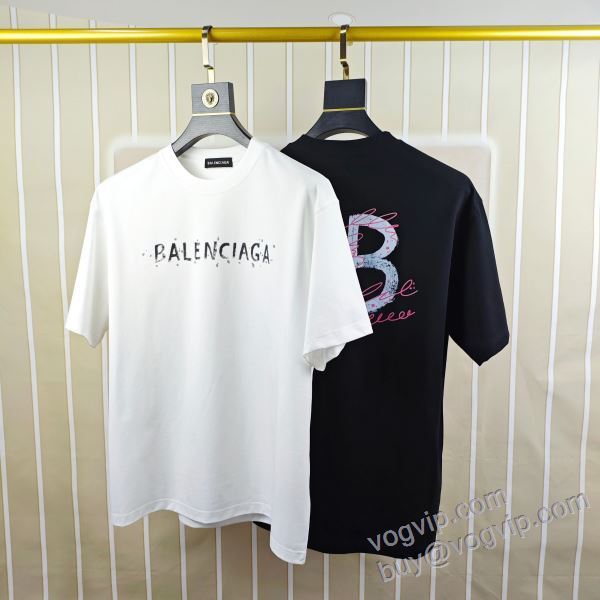 業界高品質スーパーコピー NXZBAL197 2025お得人気セール バレンシアガ BALENCIAGA 半袖Tシャツ 2色可選 大注目！