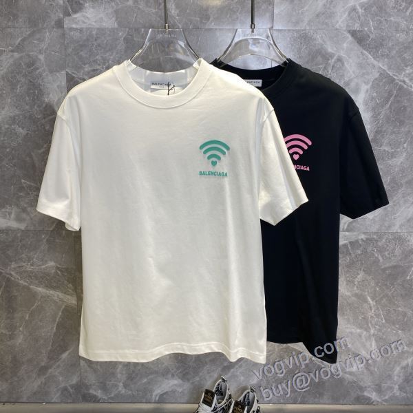 半袖Tシャツ 2色可選 2025お買い得高品質 バレンシアガ BALENCIAGA NXZBAL201 VOGコピー 高級感ある