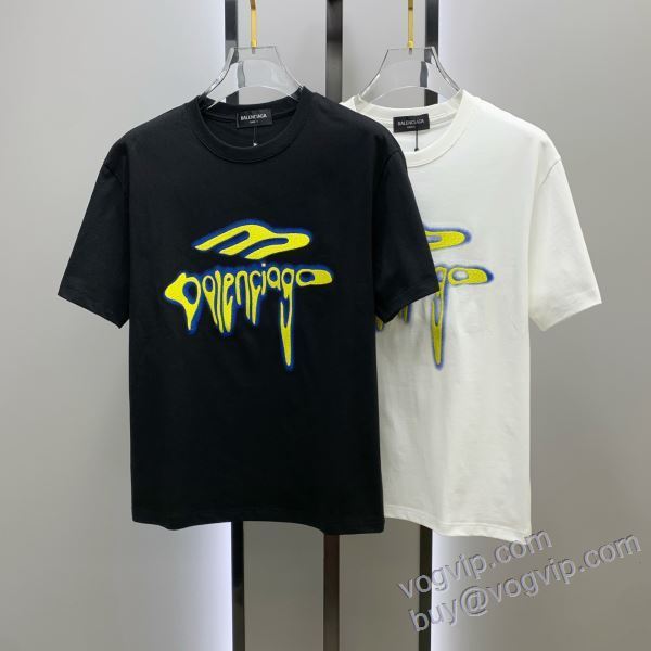 半袖Tシャツ 2025超激得高品質 バレンシアガ コピー NXZBAL209 2色可選 売れ筋のいい