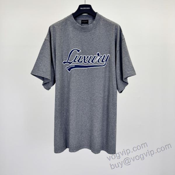 デザイン性の高い バレンシアガ 偽物ブランド NXZBAL214 半袖Tシャツ 2025大特価！