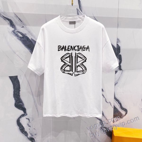 存在感のある バレンシアガ ブランドスーパーコピー NXZBAL216 2025高級品 通販 半袖Tシャツ 2色可選