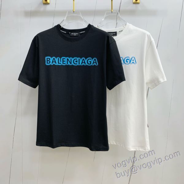 半袖Tシャツ 2025高級品 通販 バレンシアガ ブランドコピー NXZBAL217 2色可選 ポップ