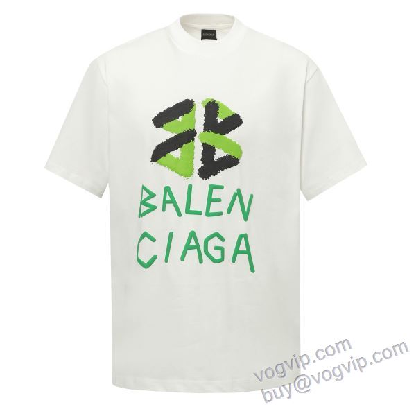 希少 バレンシアガ BALENCIAGAコピーブランド NXZBAL224 2025激安大特価爆買い 半袖Tシャツ 2色可選