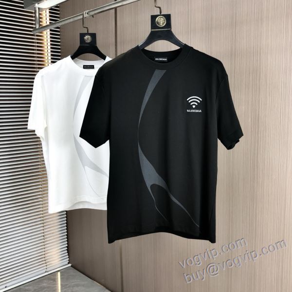 半袖Tシャツ 2025人気販売 バレンシアガ BALENCIAGAブランドコピー 超人気美品◆ NXZBAL250 2色可選