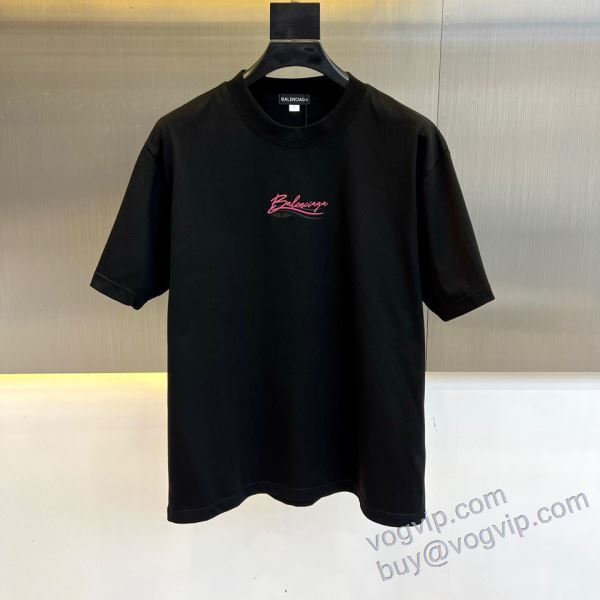 上質 大人気！ バレンシアガ スーパーコピー 激安 NXZBAL256 2025数量限定豊富な 半袖Tシャツ 2色可選