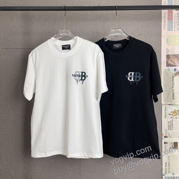 2025高品質 バレンシアガ BALENCIAGAブランドスーパーコピー NXZBAL271 半袖Tシャツ 2色可選 売れ筋のいい